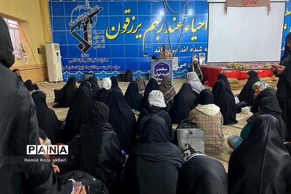 حضور دختران دانش‌آموز رودهن در اردوی راهیان نور