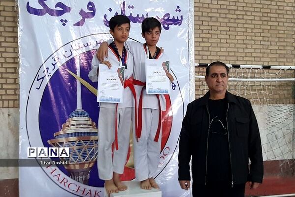 برگزاری مسابقات تکواندو در شهرستان قرچک