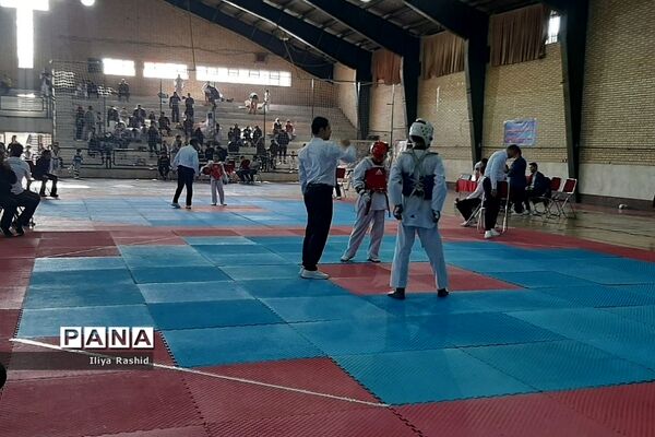 برگزاری مسابقات تکواندو در شهرستان قرچک