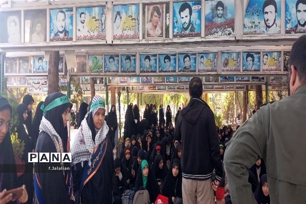 اردوی راهیان نور دانش‌آموزان ناحیه یک قم