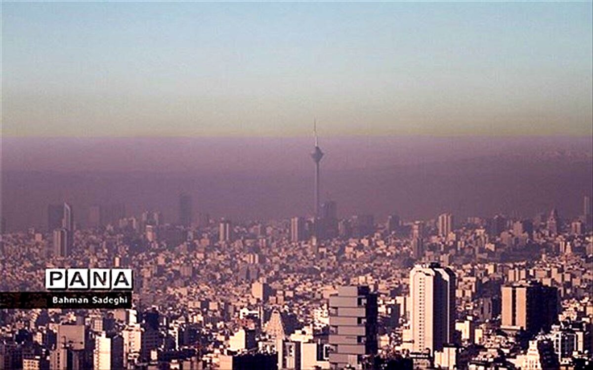 کیفیت هوای تهران قرمز شد