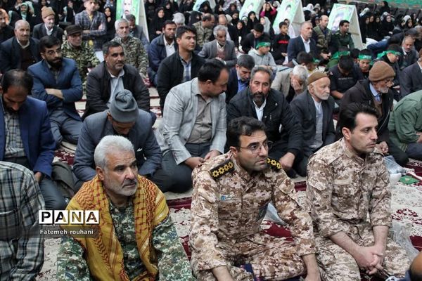 همایش اقتدار بسیجیان در خلیل آباد