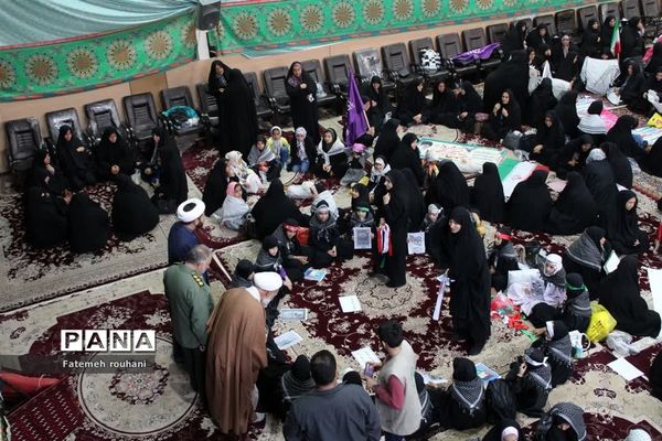 همایش اقتدار بسیجیان در خلیل آباد