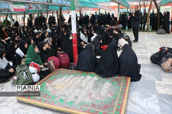 اعزام سومین گروه از دانش‌آموزان ناحیه یک قم به اردوی راهیان نور