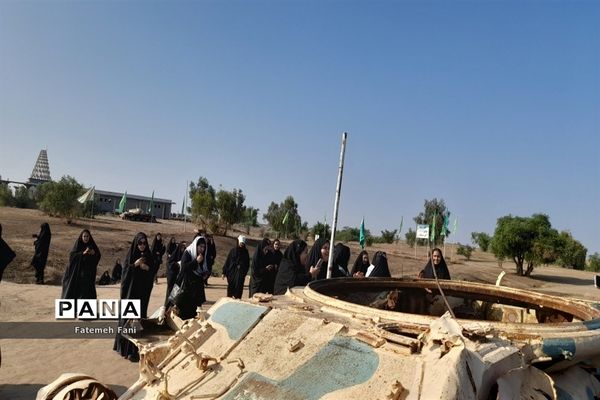 حضور دانش‌آموزان شهرستان جعفرآباد قم در اردوی راهیان نور