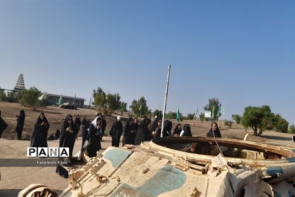 حضور دانش‌آموزان شهرستان جعفرآباد قم در اردوی راهیان نور