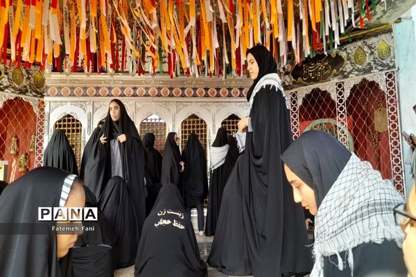 حضور دانش‌آموزان شهرستان جعفرآباد قم در اردوی راهیان نور
