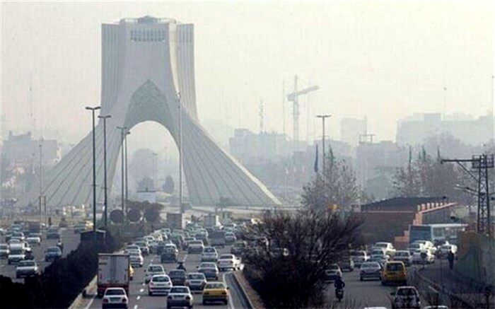 کیفیت هوای تهران قرمز شد