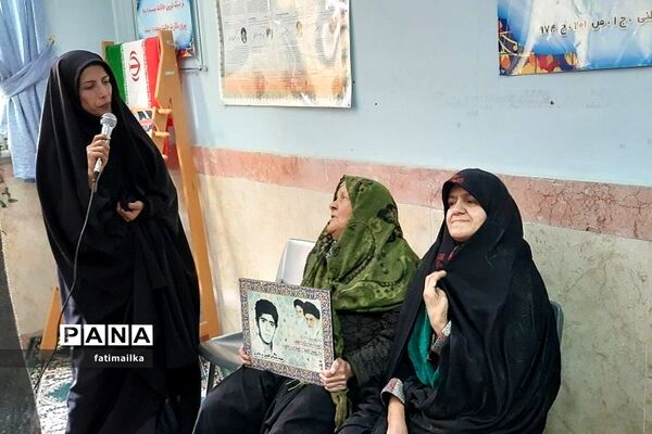 مراسم عزاداری ایام فاطمیه در دبستان پروین اعتصامی شهرستان فیروزکوه