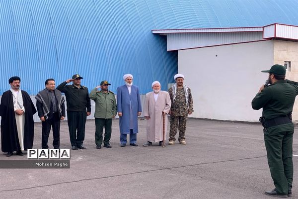 نمایش شکوه اقتدار بسیجیان در شهرستان آق قلا