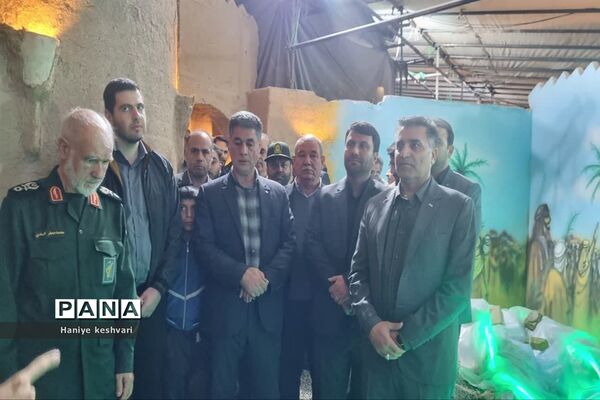 آیین افتتاحیه هشتمین سوگواره فاطمی و نمایشگاه نمادین کوچه‌های بنی هاشم در شهرستان ورامین