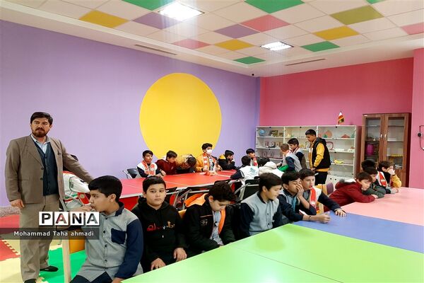 غبارروبی مزار شهدای  گمنام و بازدید از کتابخانه عمومی شهید بهشتی  آشخانه