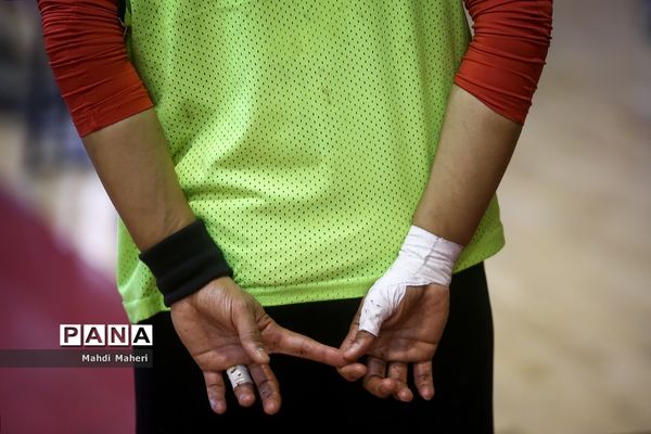 آخرین تمرین تیم ملی هندبال بانوان