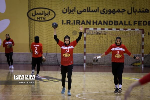 آخرین تمرین تیم ملی هندبال بانوان