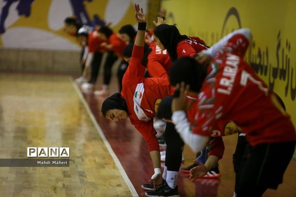 آخرین تمرین تیم ملی هندبال بانوان