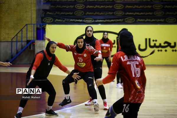 آخرین تمرین تیم ملی هندبال بانوان