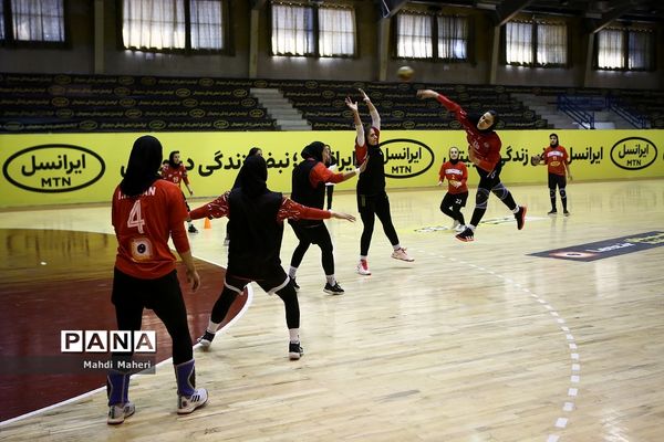 آخرین تمرین تیم ملی هندبال بانوان