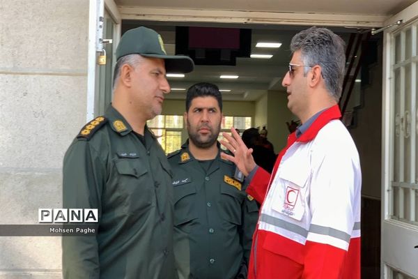 مانور زلزله در شهرستان گرگان