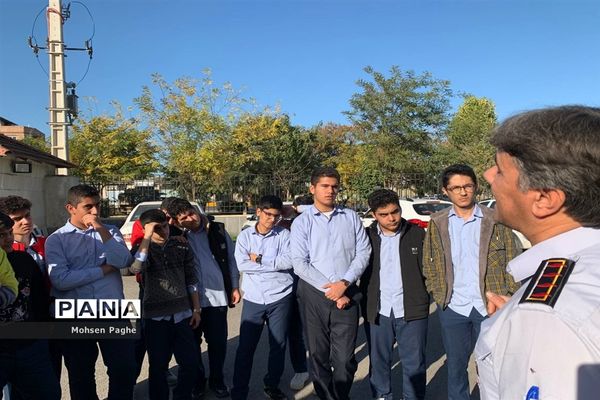 مانور زلزله در شهرستان گرگان