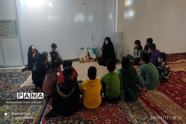 هیات کودکانه مسجد صاحب الزمان (عج) شهرآشخانه در ایام فاطمیه