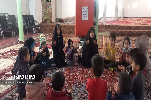 هیات کودکانه مسجد صاحب الزمان (عج) شهرآشخانه در ایام فاطمیه