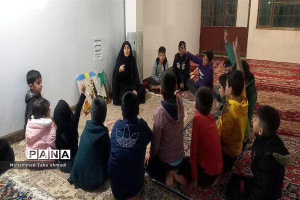 هیات کودکانه مسجد صاحب الزمان (عج) شهرآشخانه در ایام فاطمیه