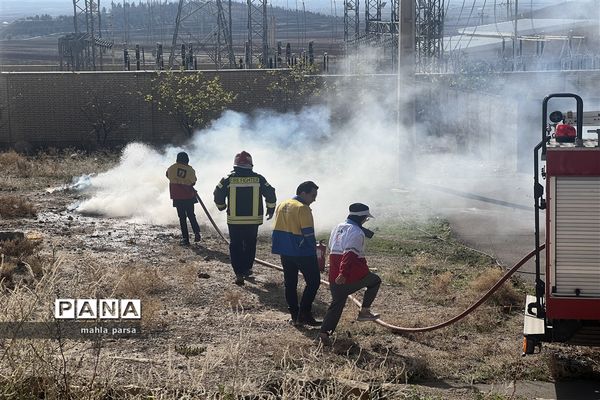 بیست و پنجمین مانور سراسری زلزله در شهرستان مانه و سملقان
