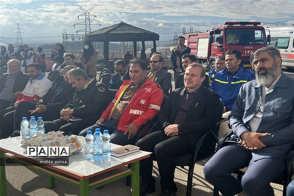 بیست و پنجمین مانور سراسری زلزله در شهرستان مانه و سملقان