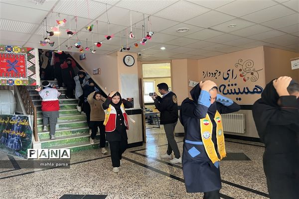 بیست و پنجمین مانور سراسری زلزله در شهرستان مانه و سملقان