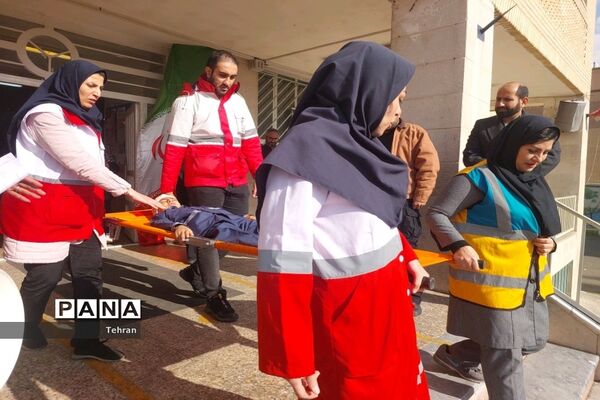 بیست و پنجمین مانور زلزله در منطقه ۱۸ تهران