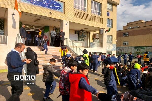 بیست و پنجمین مانور زلزله در منطقه ۱۸ تهران