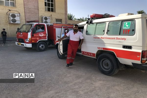 بیست و پنجمین مانور سراسری زلزله و ایمنی در  شهر خنافره