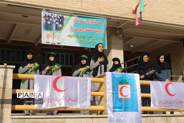 مانور زلزله و ایمنی در ناحیه یک بهارستان