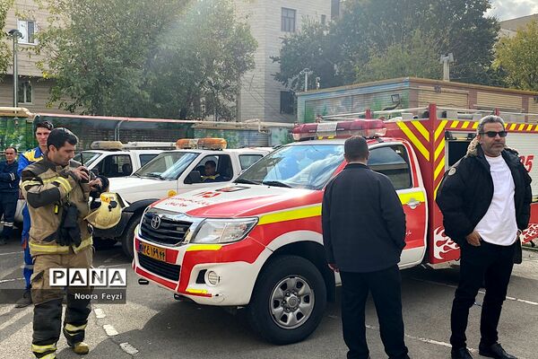 برگزاری مانور زلزله در دبیرستان بعثت ناحیه یک شهرری
