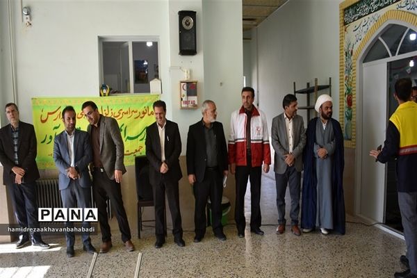 بیست و پنجمین مانور زلزله و ایمنی در مدارس بهاباد یزد