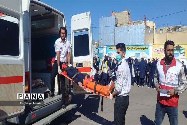 برگزاری بیست‌و‌پنجمین مانور زلزله در مدارس شهر یاسوج