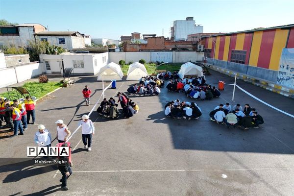 زنگ مانور زلزله در گلستان