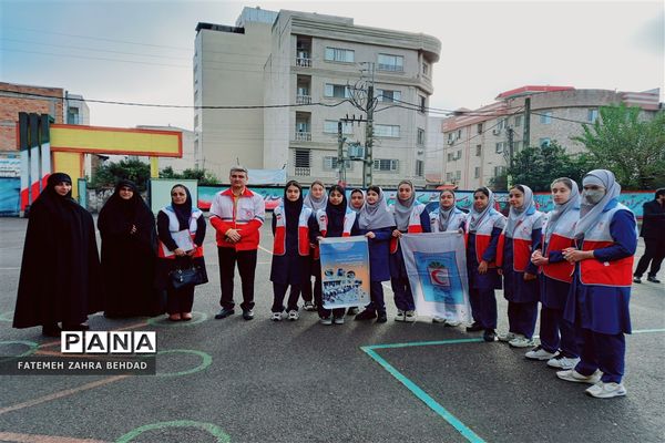 مانور سراسری زلزله و ایمنی در شهرستان قائمشهر