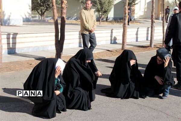 برنامه استانی مانور زلزله و ایمنی در زنجان