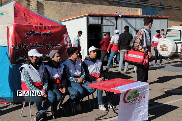 برنامه استانی مانور زلزله و ایمنی در زنجان