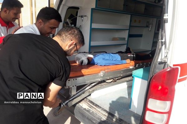 برگزاری مانور سراسری زلزله و ایمنی در بوموسی