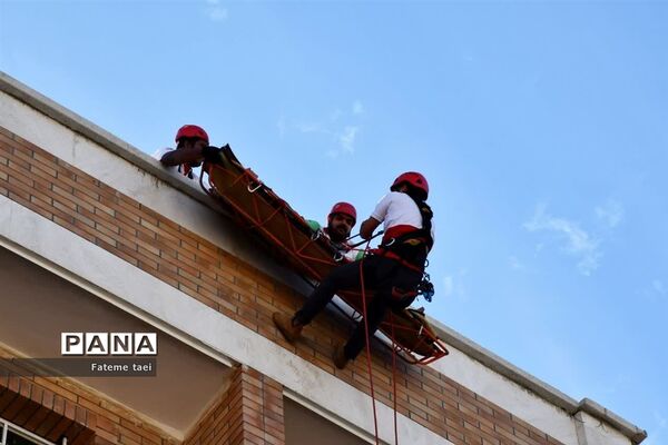 بیست و پنجمین مانور سراسری زلزله و ایمنی در اهواز