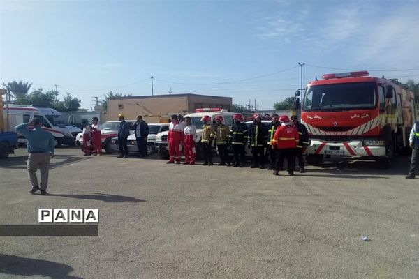 بیست و پنجمین مانور سراسری زلزله و ایمنی در امیدیه