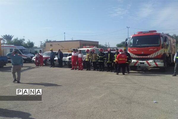 بیست و پنجمین مانور سراسری زلزله و ایمنی در امیدیه