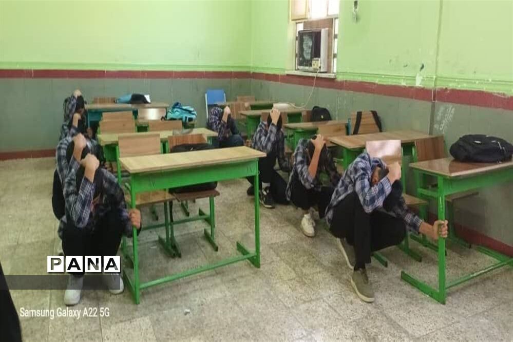 بیست و پنجمین مانور سراسری زلزله و ایمنی در امیدیه