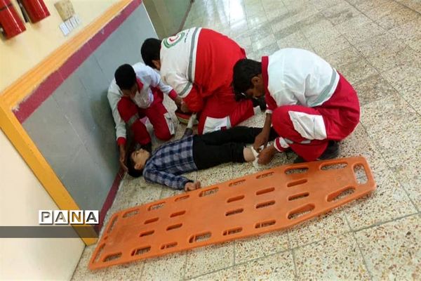 بیست و پنجمین مانور سراسری زلزله و ایمنی در امیدیه