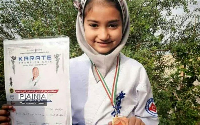 درخشش دانش‌آموز بندرامام (ره) در مسابقات کشوری کاراته