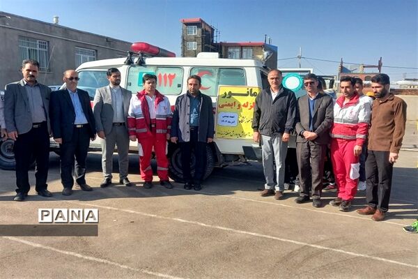 برگزاری مانور زلزله در مدارس بزینه‌رود