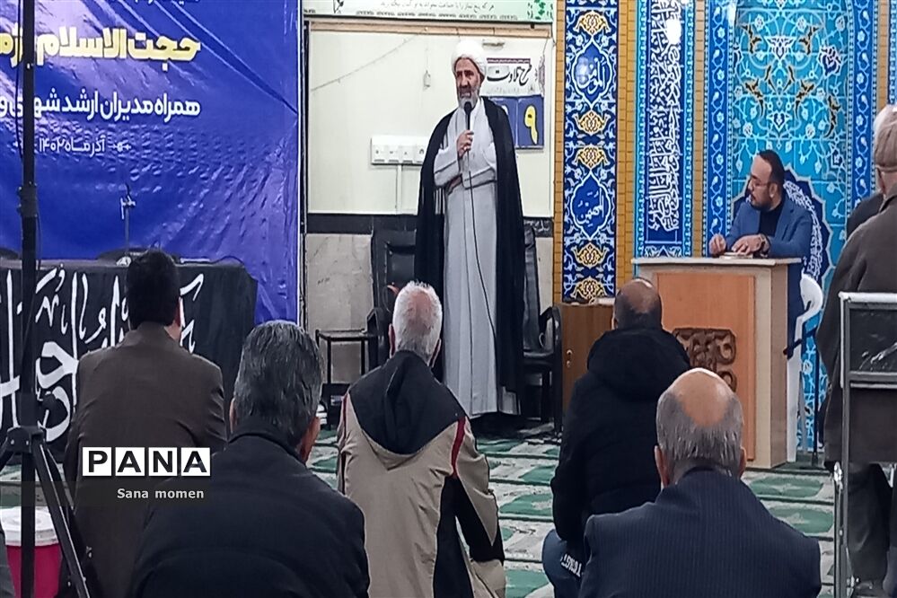 حضور نماینده ‌‌شهر مشهد و کلات در مسجد الاقصی ناحیه ۶
