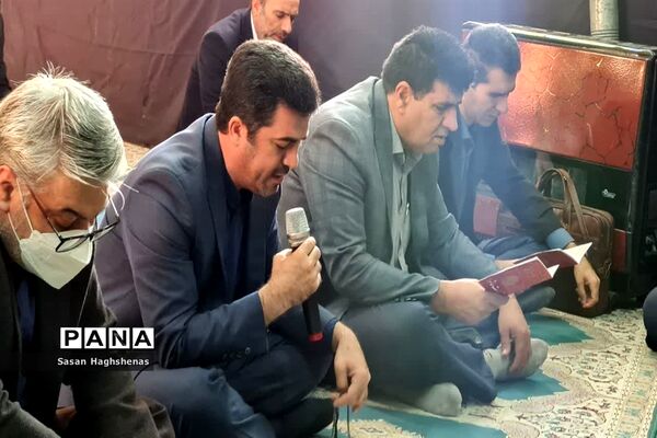 مراسم  زیارت عاشورا در نمازخانه ولایت اداره آموزش و پرورش اسلامشهر
